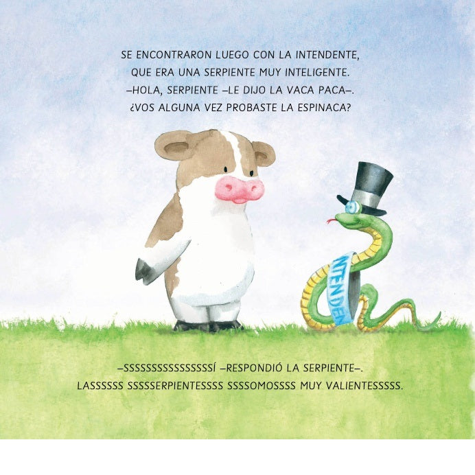 La Vaca y la espinaca. La Vaca y la espinaca.